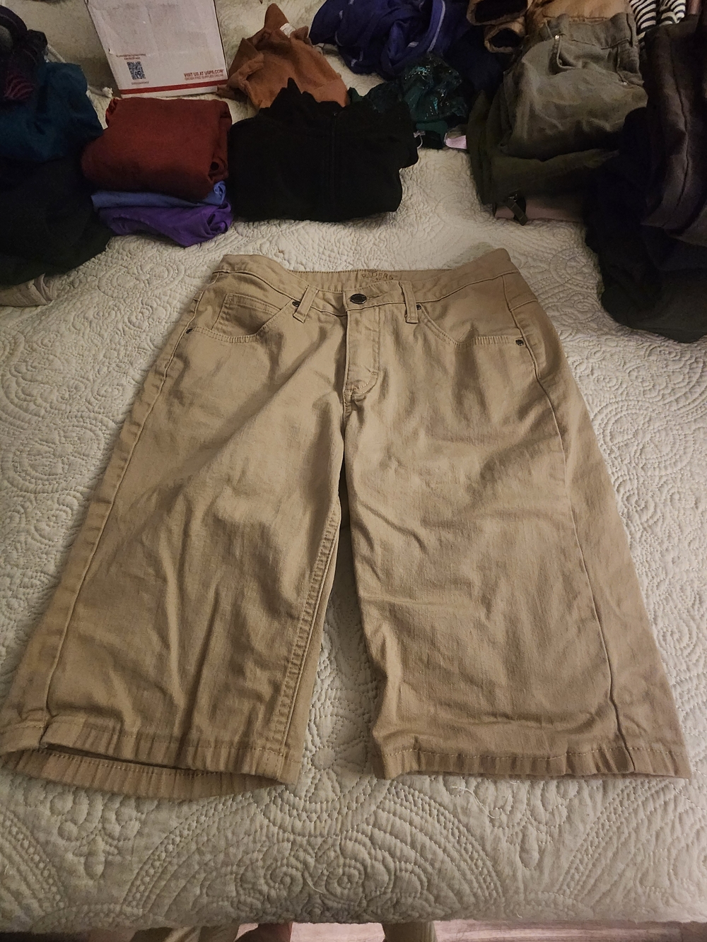 Riders by Lee Women's Khaki Jean Shorts